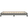 vidaXL Posteljni okvir brez vzmetnice temno siv 140x190 cm blago