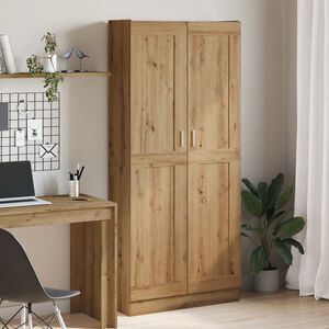 vidaXL Visoka omara artisan hrast 82,5x30,5x185 cm inženirski les