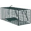 vidaXL Zamka za živali Zelena 31 x 13 x 12cm Jeklo