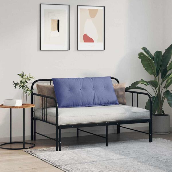 vidaXL Poglavni vzglavnik Jeans modra 100 x 19 x 50 cm blago