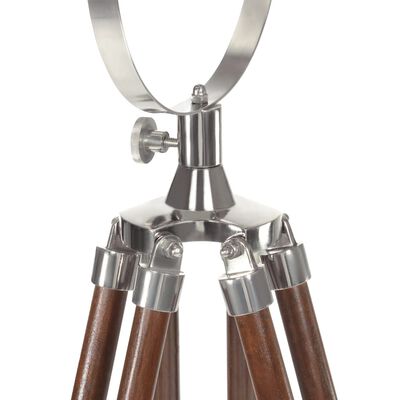 vidaXL Trinožna stoječa svetilka trden mangov les 180 cm