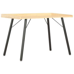 vidaXL Pisalna miza barva hrasta 90x50x79 cm
