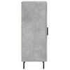 vidaXL Komoda betonsko siva 34,5x34x90 cm inženirski les