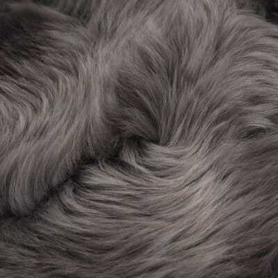 vidaXL Preproga iz ovčje kože 60x180 cm svetlo siva