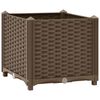vidaXL Visoka greda 40x40x38 cm polipropilen