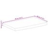 vidaXL Mizna ploš?a z naravnim robom 50x30x3,8 cm trden mangov les