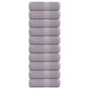 vidaXL Pralne brisače FROGN 10 kosov sive 30x30 cm 360 g/m&sup2;
