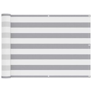 vidaXL Balconska mreža 75 x 300 cm PU premazan oxford alu Pravokotna
