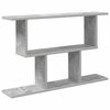 vidaXL Stenska polica Betonsko siva 80 x 15 x 50,5 cm Inženirski les