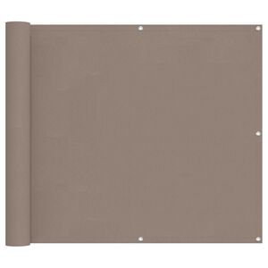 vidaXL Balconska mreža Taupe 100 x 600 cm Oxford tkanina