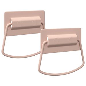 vidaXL Ročaji za kabinete 2 kos Roza 85 x 45 mm Kovina