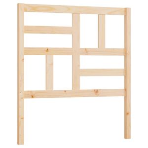 vidaXL Posteljno vzglavje 81x4x104 cm trdna borovina