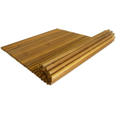 vidaXL Kopalniška preproga iz akacijevega lesa 80x50 cm