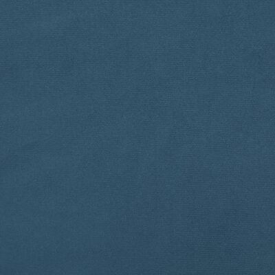 vidaXL Vzmetnica z žepkasto vzmetjo temno modra 80x200x20 cm žamet