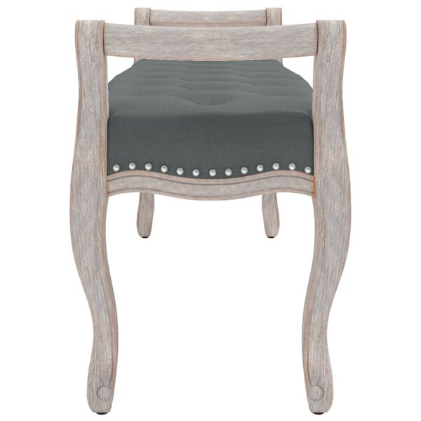 vidaXL Klop temno siva 110x45x60 cm blago