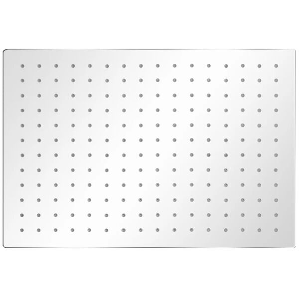 vidaXL Glava za Tuš Nerjaveče Jeklo 30x40 cm Pravokotna