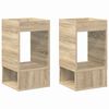 vidaXL Stranska miza 2 kos Sonoma hrast 30 x 30 x 56 cm Inženirski les