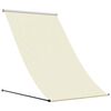 vidaXL Zložljiva tenda krem 100x150 cm tkanina in jeklo