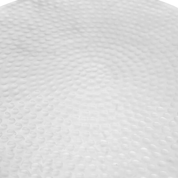 vidaXL Klubska Mizica Okrogla Aluminij Srebrne Barve