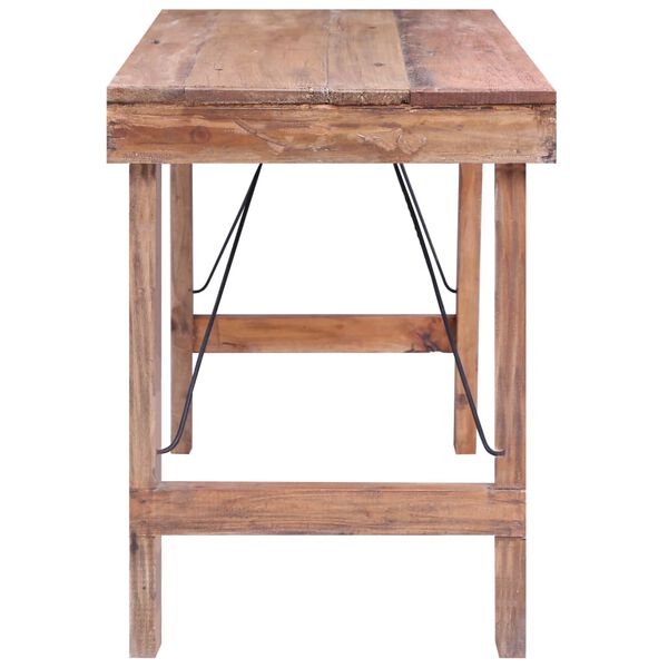 vidaXL Jedilna miza 120x60x80 cm trden predelan les