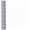 vidaXL Evropska ograja 1,5 x 10 m PVC prevlečen železo
