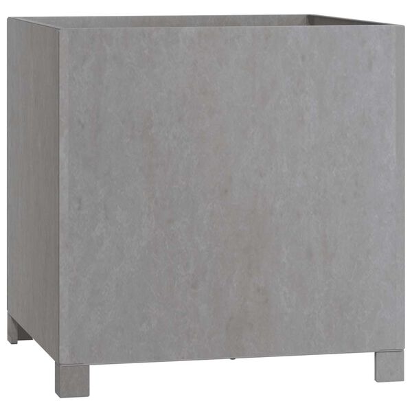 vidaXL Cvetlično korito z nogami zarjavelo 50x50x50 cm corten jeklo