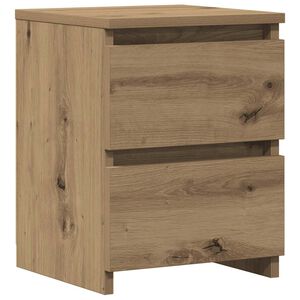 vidaXL Nočna omarica artisan hrast 30x30x40 cm inženirski les