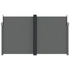 vidaXL Zložljiva stranska tenda antracitna 200x1200 cm
