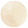 vidaXL Preproga HUARTE s kratkimi vlakni mehka pralna krem &Oslash; 80 cm