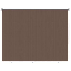 vidaXL Zunanja rolo zavese z blokiranjem UV žarkov 90 % Taupe HDPE