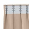 vidaXL Zavese za zatemnitev z obroči 2 pcs Taupe 140 x 140 cm