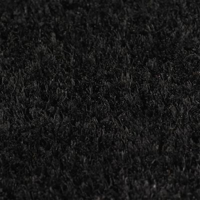 vidaXL Predpražnik črne barve 100x200 cm kokosova vlakna