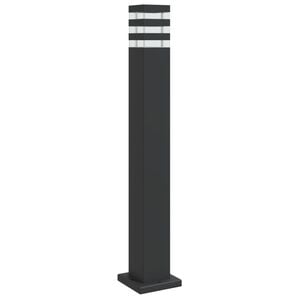 vidaXL Zunanja talna svetilka črna 80 cm aluminij
