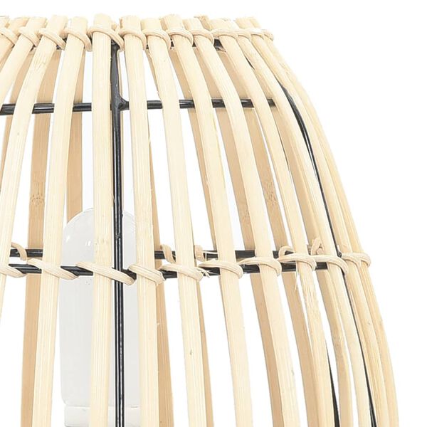 vidaXL Namizna stoječa svetilka iz vrbe 60 W 20x27 cm E27