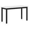 vidaXL klop Bela 80 x 35 x 45 cm Masivno borovo les