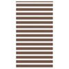 vidaXL Zebra zavesa rjava 130x230 cm &scaron;irina blaga 125,9 cm poliester