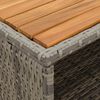 vidaXL Za omarice Siva 70 x 50 x 87 cm Poliester in Roly Rattan