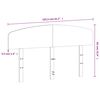 vidaXL Vzglavje 150 cm trdna borovina