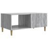vidaXL Klubska miza Siva Sonoma 90 x 50 x 40 cm Inženirski les