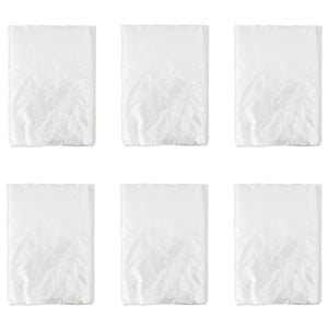 vidaXL Pra&scaron;na za&scaron;čita 6 pcs Transparentno 400 x 500 cm HDPE