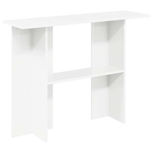 vidaXL Konzolna miza Bela 100 x 30 x 75 cm Inženirski les
