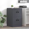 vidaXL Kabinet za datoteke s predalom Antracit 44 x 50 x 106.5 cm