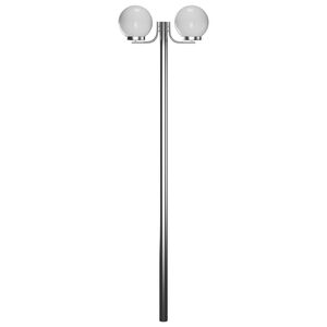 vidaXL Vrtna svetilka z 2 žarnicama 220 cm