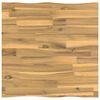 vidaXL Pravokotna miza 40 x 40 x 3,5 cm Kvadrat Masiven les akacije