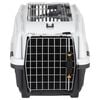 vidaXL Transporter za male živali s kovinskimi vrati 55x36x35 cm PP