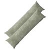 vidaXL Prevleka za blazino 2 kos HEERLEN Zelena 40 x 145 cm