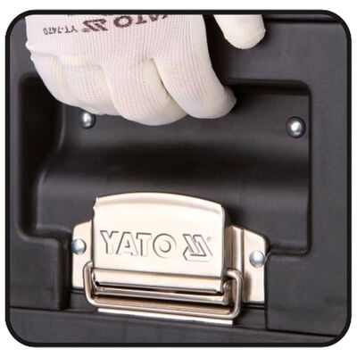 YATO Škatla za orodje s 3 predali na kolesih 52x32x72 cm