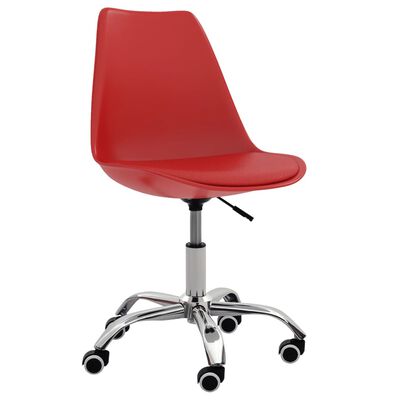 vidaXL Jedilni stoli 2 kosa rdeče umetno usnje