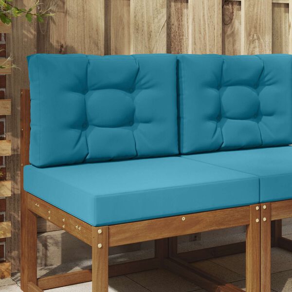 vidaXL Zunanja blazina za kavč 2 pcs Kraljevo modra Poliester