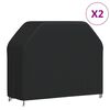 vidaXL Pokrivalo za žar 2 kosa 140x58x106 cm 420D oxford